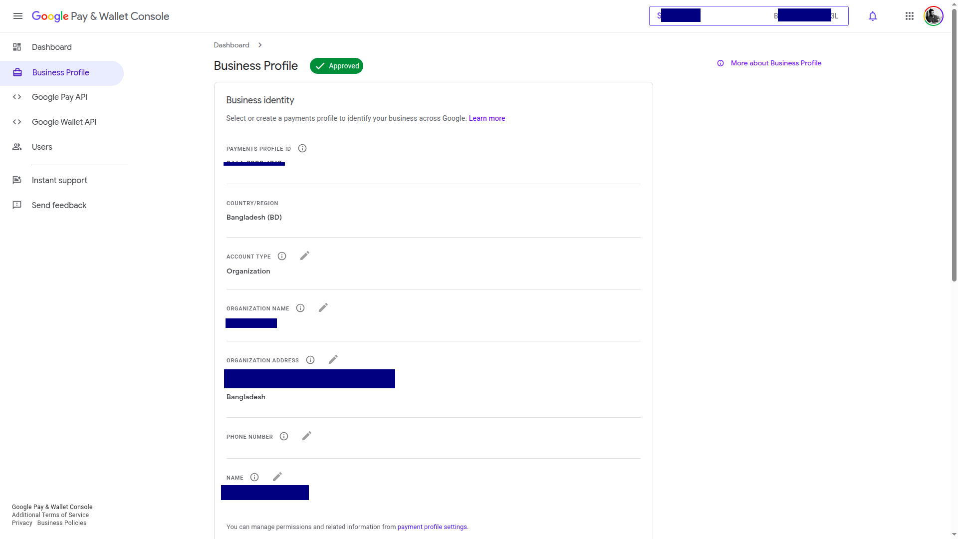 Developer Options